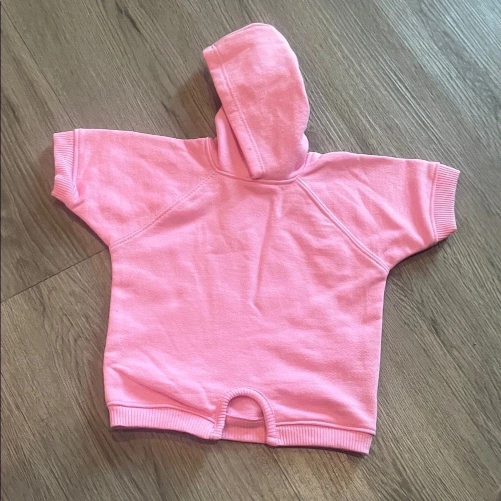 Pink doggy hoodie to decorate for your furry baby🐶